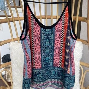 Lush Clothing. Pretty multicolored tank - great for summer!